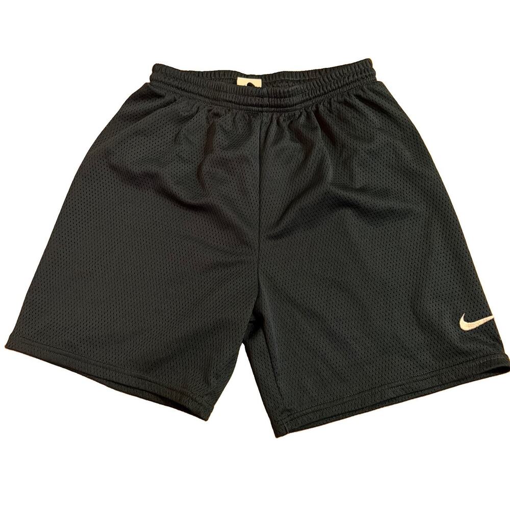 Vintage Nike Athletic Shorts‎ Sz S Nylon Green White Tag Swoosh 90s